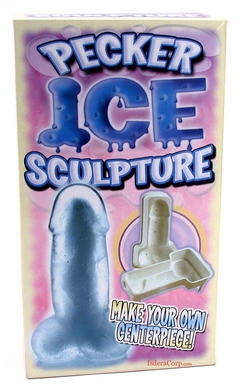 pecker ice sculpture